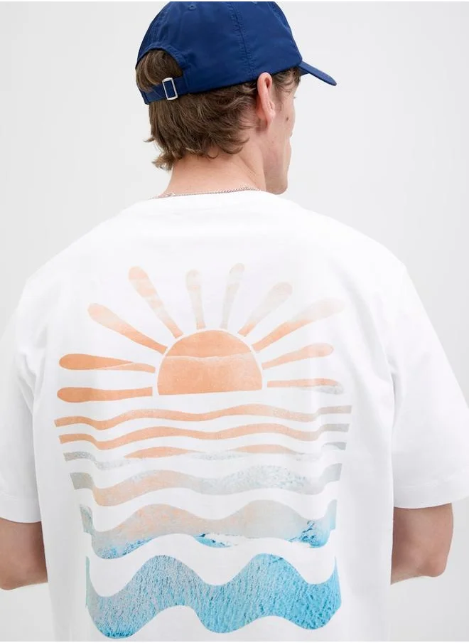 JACK & JONES Jack & Jones Graphic Print Short Sleeve T-Shirt