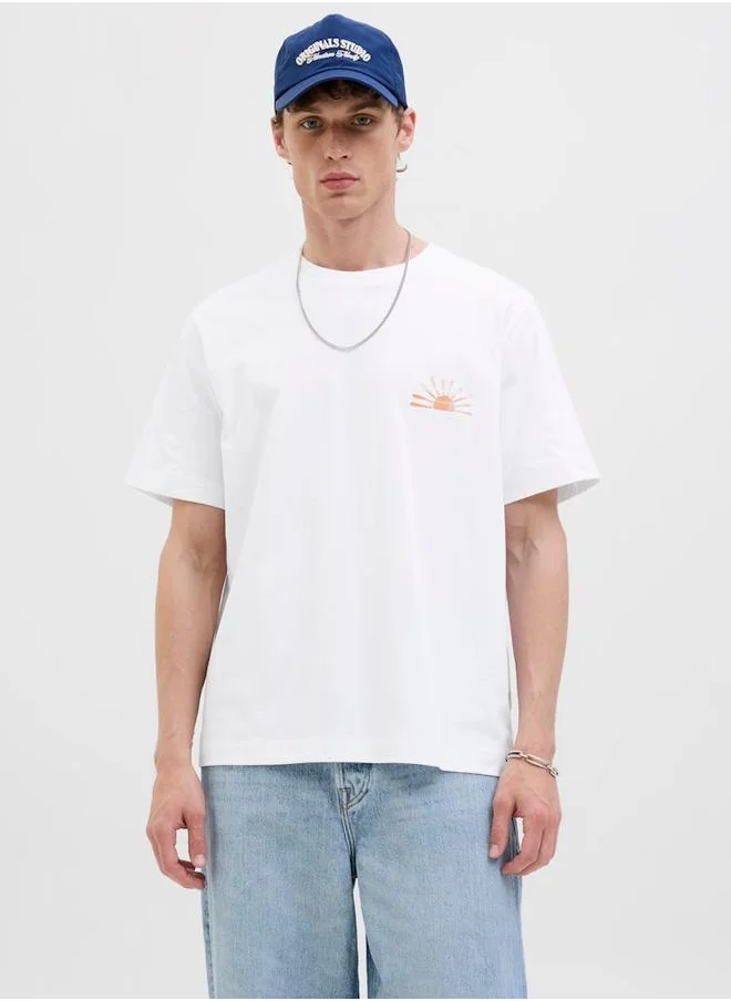 JACK & JONES Jack & Jones Graphic Print Short Sleeve T-Shirt
