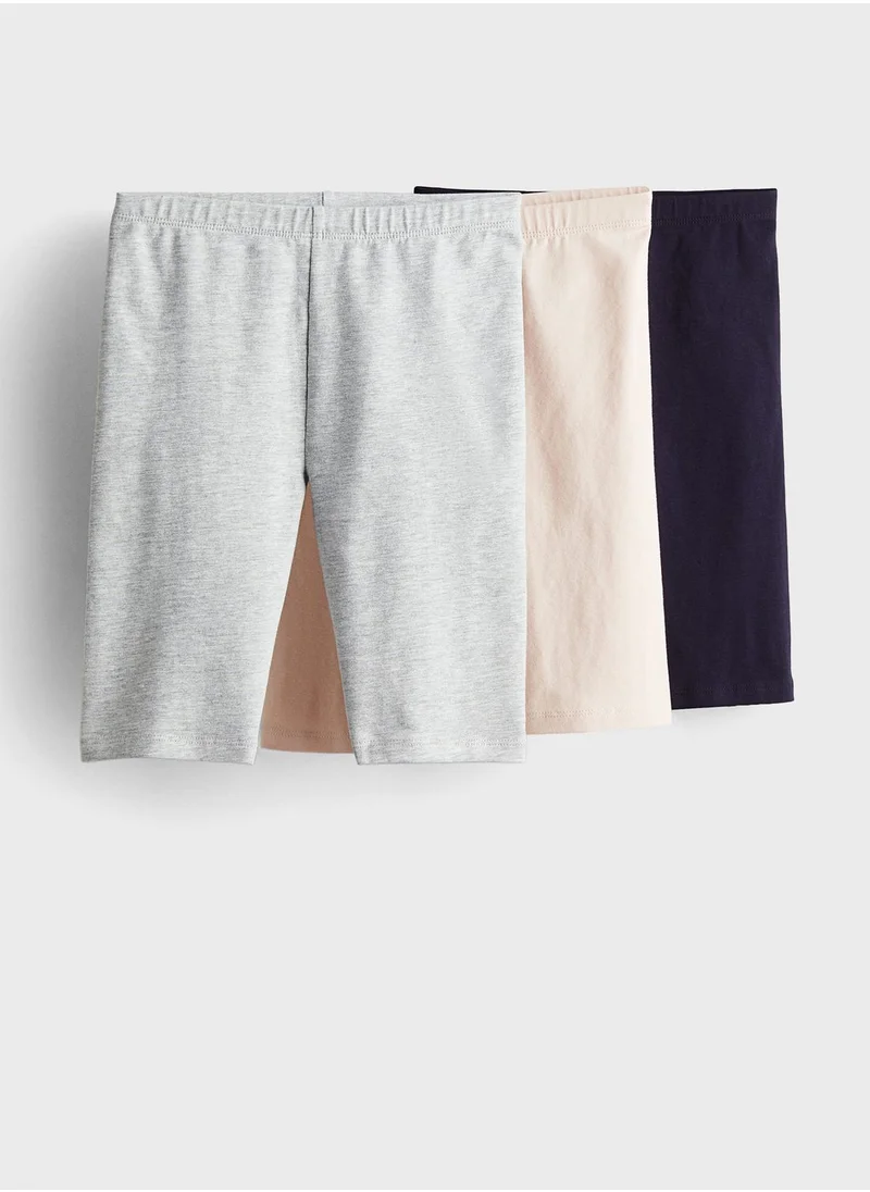 H&M Kids 3 Pack High Waist Shorts Set