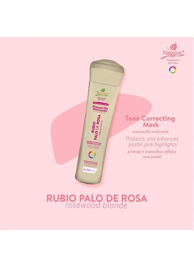 Naissant Professional Hair Treatment Mask. Color Depositing, Color Intensifier and Tone Correcting Highlights. Without Salt, Paraben and Ammonia. (Rosewood, Palo De Rosa)  - Image 2