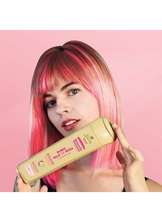 Naissant Professional Hair Treatment Mask. Color Depositing, Color Intensifier and Tone Correcting Highlights. Without Salt, Paraben and Ammonia. (Rosewood, Palo De Rosa)  - Image 3