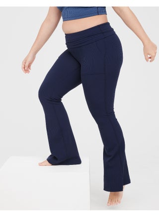 Rib Low-Rise Foldover Flare Legging - pzsku/Z56BC1B429330FE5F20CBZ/45/_/1739949837/cbbb49bf-788f-4f2f-8bd2-ebdebbed79fb