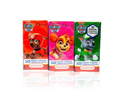 SMARTCARE Paw Patrol 2-Play Pocket Tissues 12 Packages by SMARTCARE (7022224) - Image 2