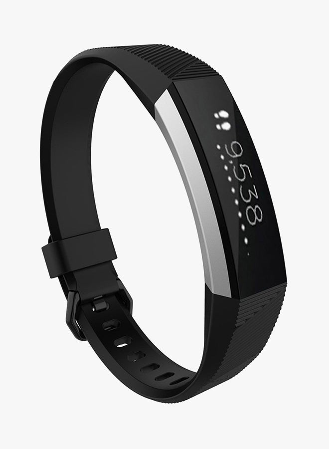 NIBEMINENT Replacement Band For Fitbit Alta HR Black  - Image 2