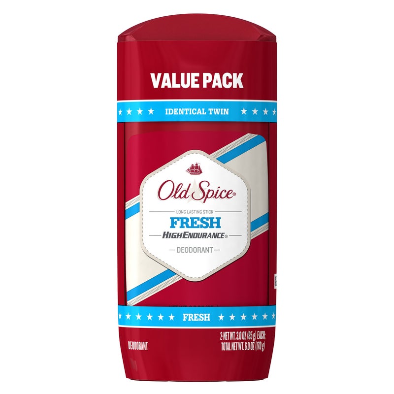 Old Spice High Endurance Long Lasting Stick Men's Deodorant, Fresh Scent - 3.0 Oz Ea - Image 1