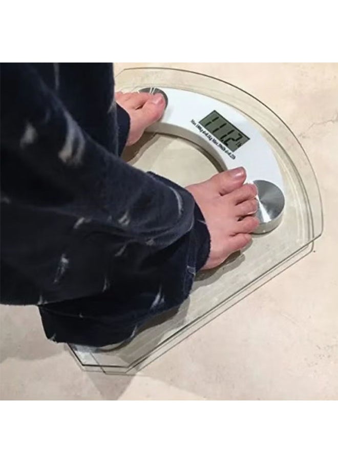 Arabest - Smart Scale,Wireless Body Fat Scale,BMI Digital Bathroom Scale,Highly Precise Scale for Weight Loss Body Weight,LCD Backlight Display,396 lbs White - Image 1