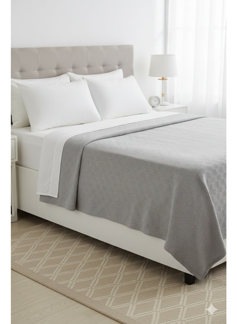 Nile Weave Elegant Egyptian Cotton Leno Throw Blanket – ultra-soft, lightweight, and beautifully crafted. Enjoy luxurious comfort, breathable warmth, and timeless sophistication in any room. - Image 2