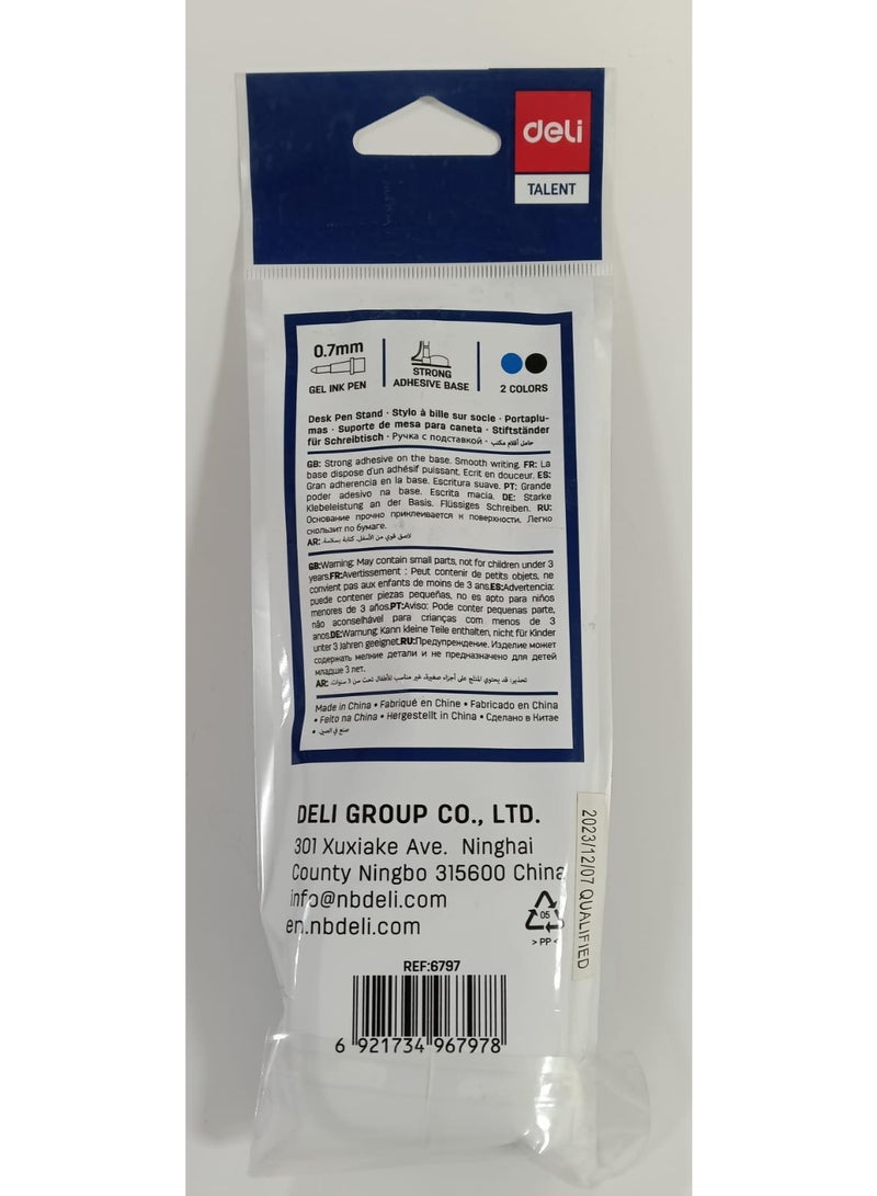 ديلي قلم ديلي 6797 المكتبي، قلم حبر جاف أسود 0.7 مم، قلم عداد - Image 2