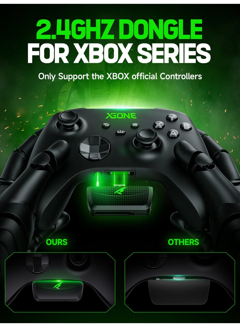 KOFIRE XGONE Head-Mounted Wired Bluetooth 2.4G Tri-Mode Connection Low-Latency Gaming Headset Can Be Adapted to XBOX ONE/S/X, XBOX 360, PS4, PS5, Switch, PC, Pad, Laptop  - Image 3