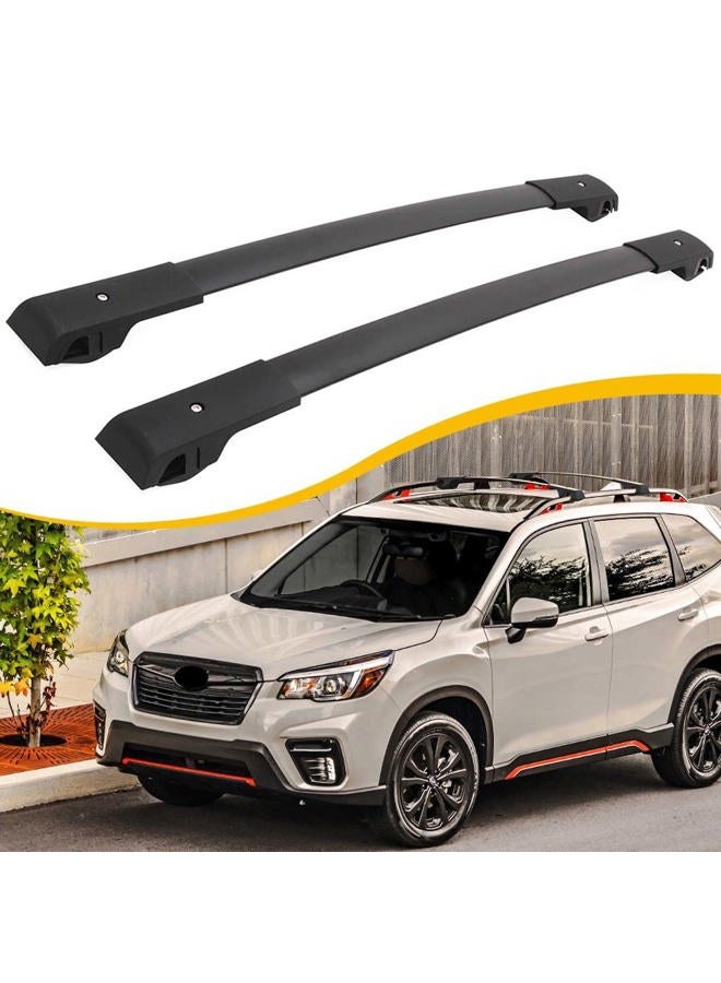 EZREXPM Cross Bars Roof Rack Fit for 2014-2023 Subaru Forester / 2013-2023 XV Crosstrek / 2012-2019 Impreza Cargo Carrier with Raised Side Rails - Image 1