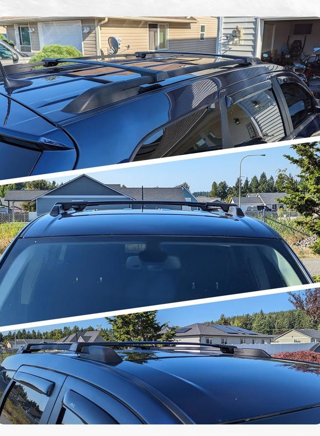 EZREXPM Cross Bars Roof Rack Fit for 2014-2023 Subaru Forester / 2013-2023 XV Crosstrek / 2012-2019 Impreza Cargo Carrier with Raised Side Rails - Image 5