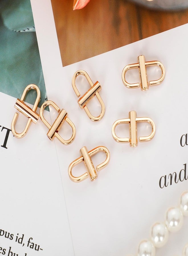 EOMTUR 6 PCS 360° Rotatable Chain Strap Shortener, Alloy Necklace Adjuster Clasp for Purse, Bag, and Jewelry Chains-Gold - Image 5