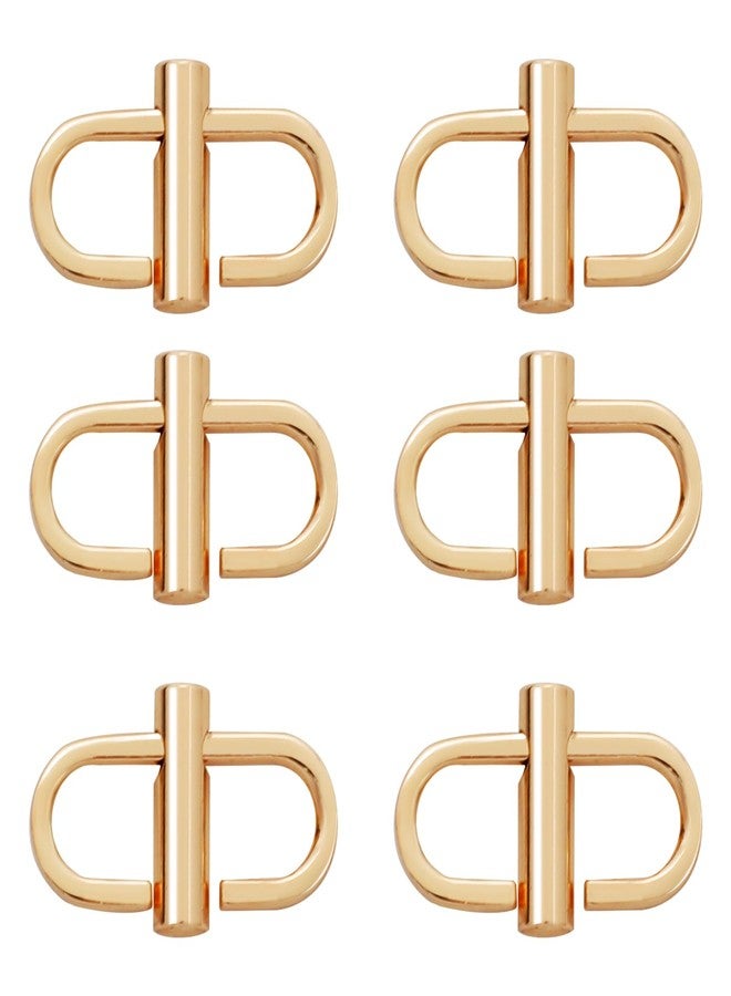 EOMTUR 6 PCS 360° Rotatable Chain Strap Shortener, Alloy Necklace Adjuster Clasp for Purse, Bag, and Jewelry Chains-Gold - Image 1