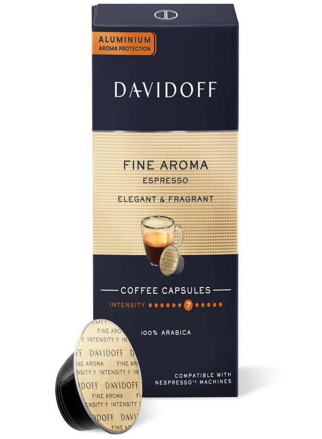 Davidoff Fine Aroma Coffee Capsules - 7/12 Intensity - 10 X Capsules - 55 Gm - Image 1
