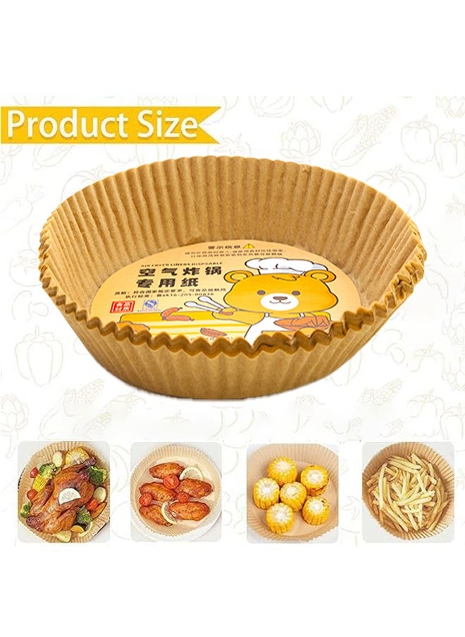 Home Care - Home Care Air Fryer 100 Pc Paper Liners, Air Fryer Disposable Liners, Non-Stick and Oil Proof for Easy Cleanup,Oil-proof, Water-proof, Parchment Baking Paper for Baking Roasting Microwave - Image 1