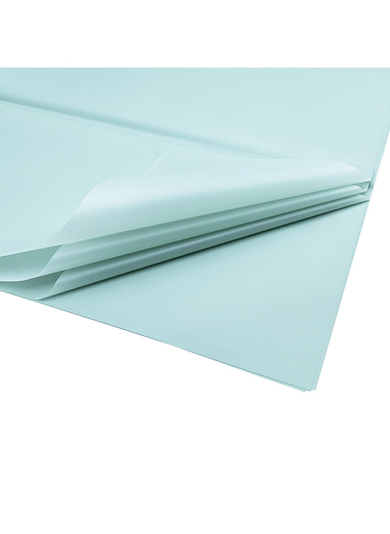 Gulf Flowers Gulf Flowers Film Must Have Wrapping Paper – 53mic – 20 Sheets – 58x58cm – Light Green Floral & Gift Wrap Waterproof Film 