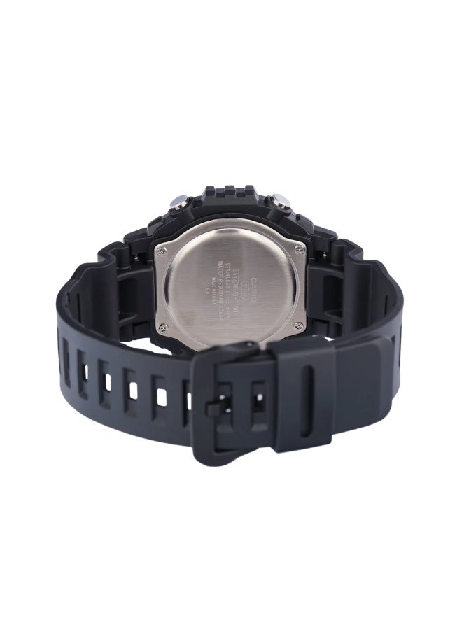 Casio MWD-110HB-1BVDF Men’s Analog Watch – Black Dial, Black Resin Strap, Water Resistant, Date Display - Image 3