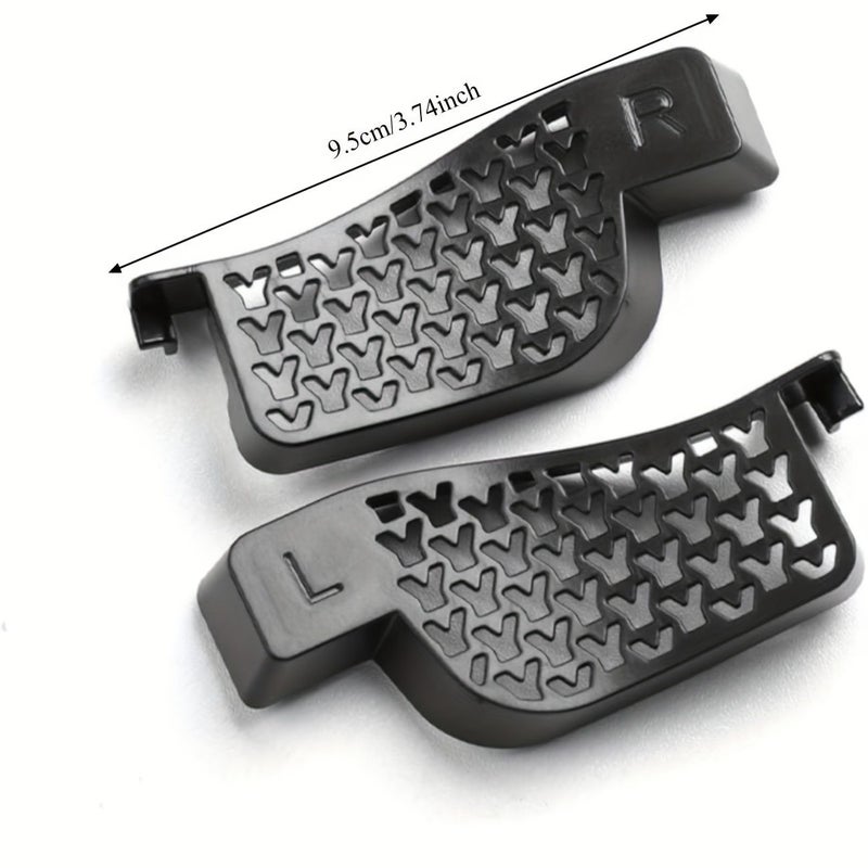 2pcs Black Hood Water Drain Grille Compatible With Tesla Model Y 2020-2024 Anti-Clogging Front Trunk Water Channel Net Protects Against Leaves Debris Durable Polypropylene - Image 2