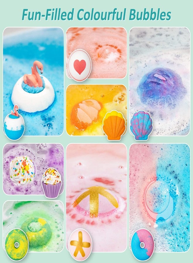 Aofmee Bath Bombs - 8 Bath Bombs for Women & Kids, Natural Spa Fizzy Bathbombs, Skin Moisturize Bubble Bath, Valentines Mothers Day Birthday Christmas for Women Her Girlfriend Mom Bridesmaid - Image 3