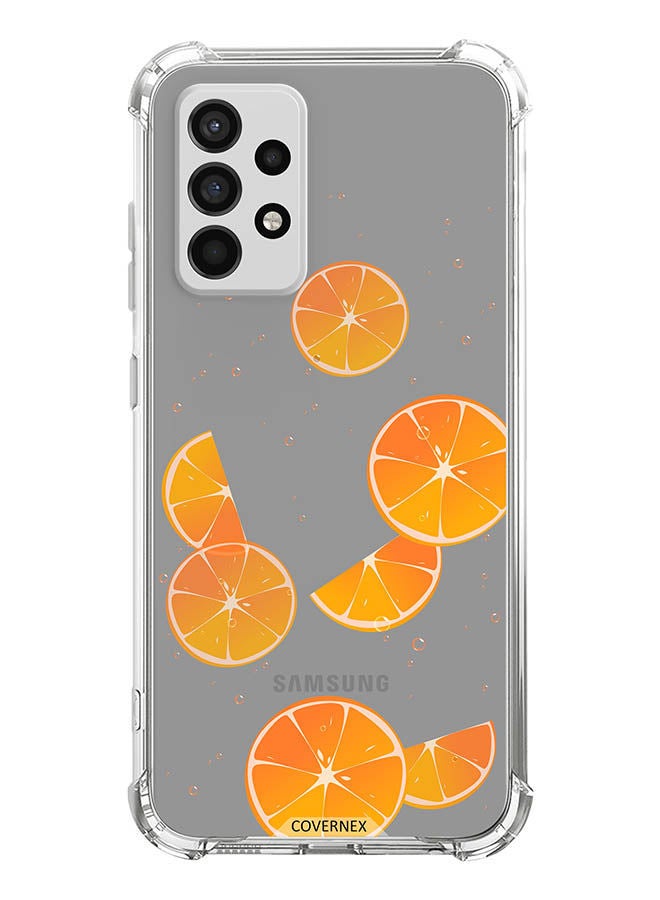 Covernex Shockproof Protective Case Cover For Samsung Galaxy A72 5G Orange Slices - Image 1