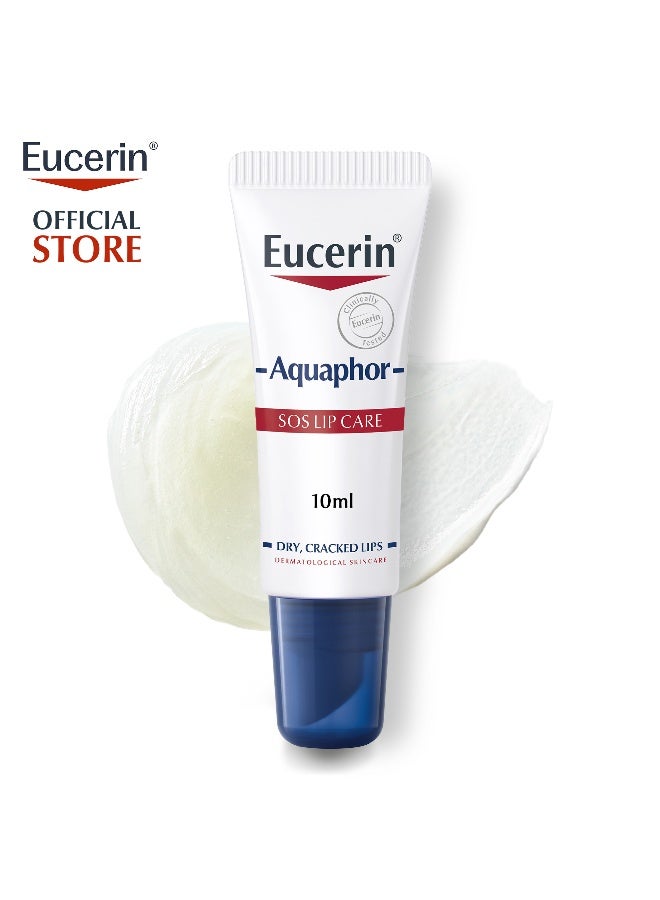 Eucerin Aquaphor Sos Lip Repair Lip Balm Moisturizing Effect For Dry And Cracked Lips 10ml - Image 1