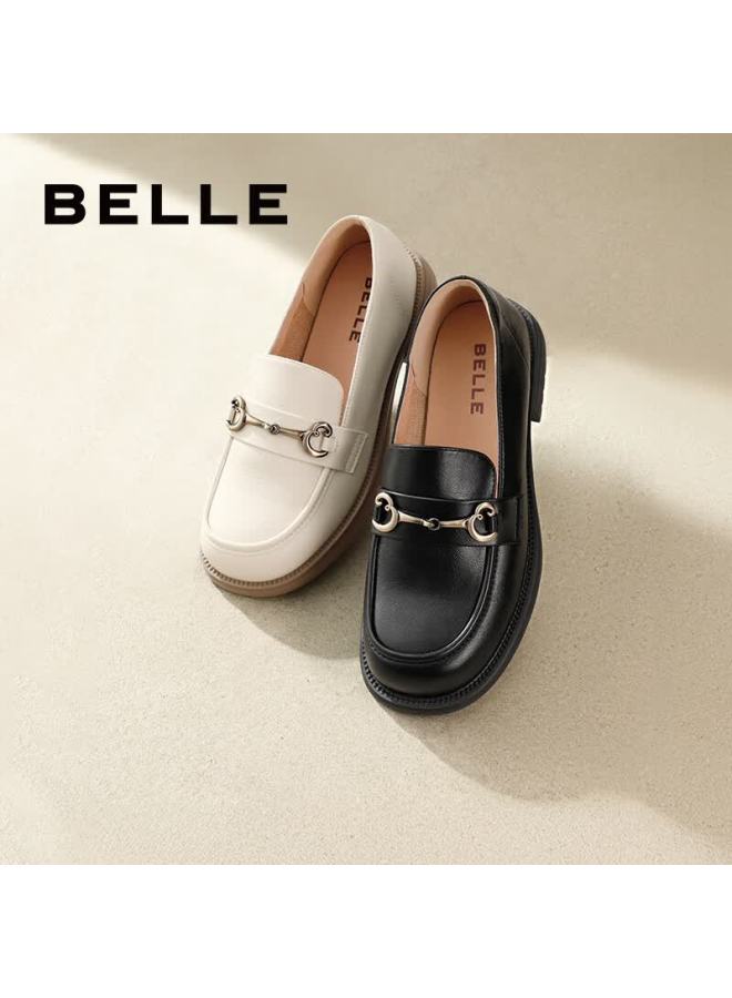 Belle Horsebit Loafers Women Spring Flat Versatile Shoes Z3b1daa6 Black Size 34 - Image 2