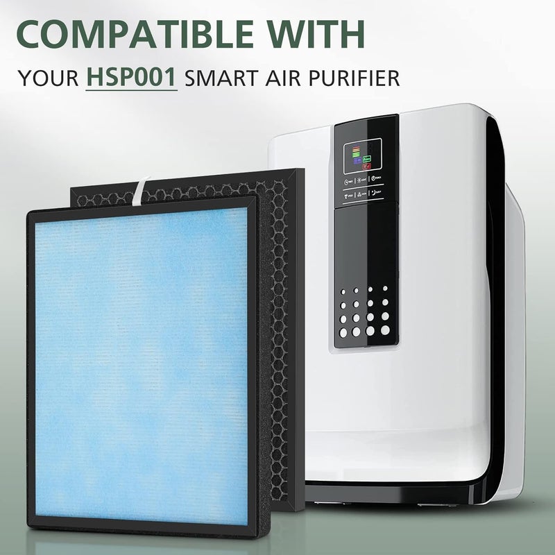 isinlive 2 Set HSP001 Filter Replacements for HSP001 Smart True HEPA Air Purifier 4 Stage Filtration of Fine PreFilter Activated Carbon Cold Catalyst and H13 True HEPA Filter - Image 3