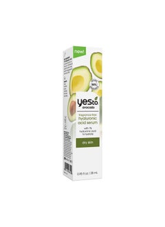 Yes To Avocado Fragrancefree Hyaluronic Acid Serum Deeply Nourishing Formula Helps Attract & Infuse Dry Parched Skin With Moisture & Omega3 Fatty Acids Natural Vegan & Cruelty Free 0.95 Fl Oz  - Image 4