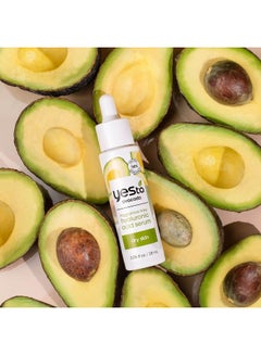 Yes To Avocado Fragrancefree Hyaluronic Acid Serum Deeply Nourishing Formula Helps Attract & Infuse Dry Parched Skin With Moisture & Omega3 Fatty Acids Natural Vegan & Cruelty Free 0.95 Fl Oz  - Image 5
