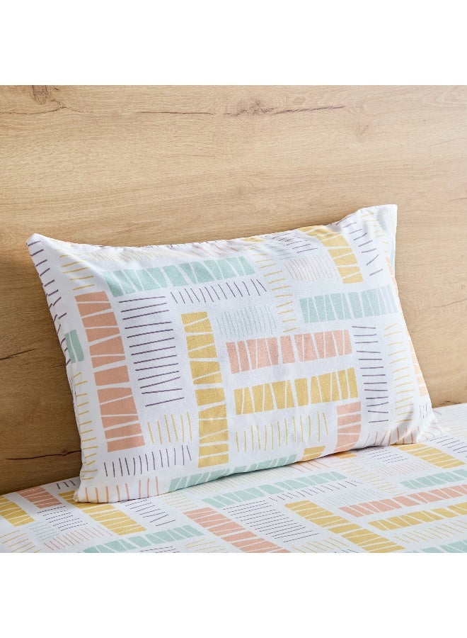 Home Box Nora Savana 2-Piece Single Microfibre Flat Sheet Set 240 x 160 cm - Image 4