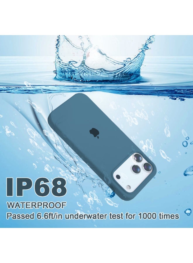 أوللاي ايفون 17 برو كيس واقي ، مادة السيليكون ، مقاومة للصدمات مع حماية عدسة الكاميرا وتغطية زر التحكم ، غطاء واقي للهاتف المحمول المضاد للصدمة ، متوافق مع إكسسوارات MagSafe - Image 4