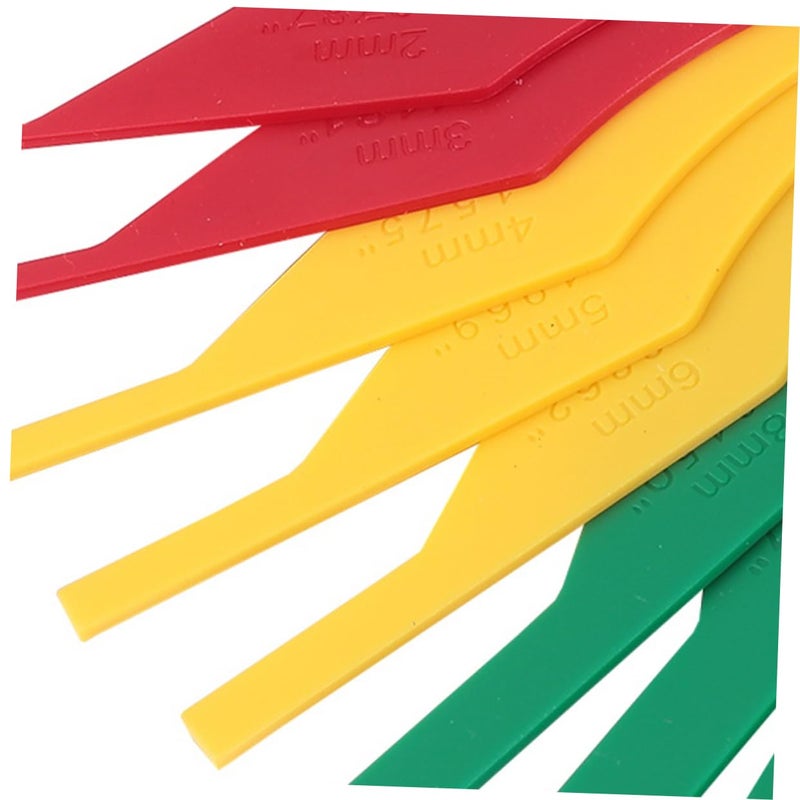 3Pcs Brake Pad Thickness Gauge Tool Set for Accurate Vehicle Wear Detection and Measurement - Image 4