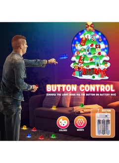Bootaa 31" Led Felt Chirstmas Tree For Kids, Dart Board For Kids, Toys For Ages 5-7, Christmas Decoration, Kids Toys, Gift Ideals For 3 4 5 6 7 8 9 10 Year Old Boys Girls, Xmas Gift, Party Favors  - Image 3