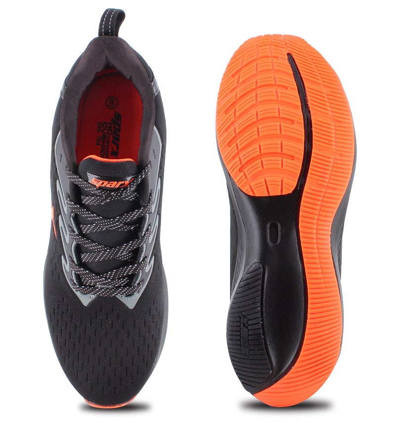 Sparx Mens SM 704 | Enhanced Durability & Soft Cushion | Black Running Shoe - 10 UK (SM 704) - Image 2