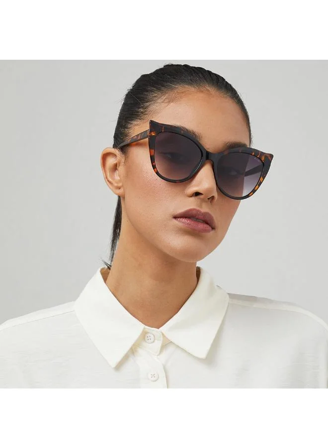 بلاك أوت Women's نظارات شمسية بلاك أوت آفا عين القطة بإطار كامل للنساء