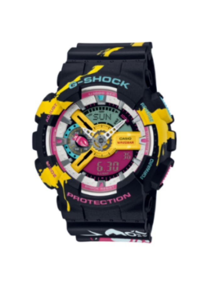جي شوك ساعة جي-شوك ​​GA-110LL-1ADR بالتعاون مع لعبة ليج أوف ليجيندز، ساعة تناظرية-رقمية - Image 1