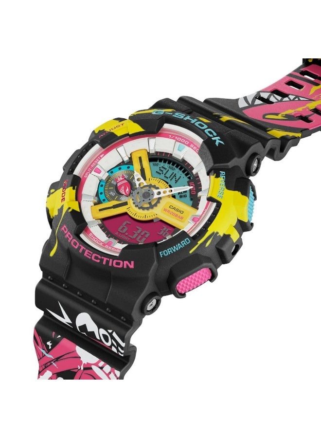 جي شوك ساعة جي-شوك ​​GA-110LL-1ADR بالتعاون مع لعبة ليج أوف ليجيندز، ساعة تناظرية-رقمية - Image 2