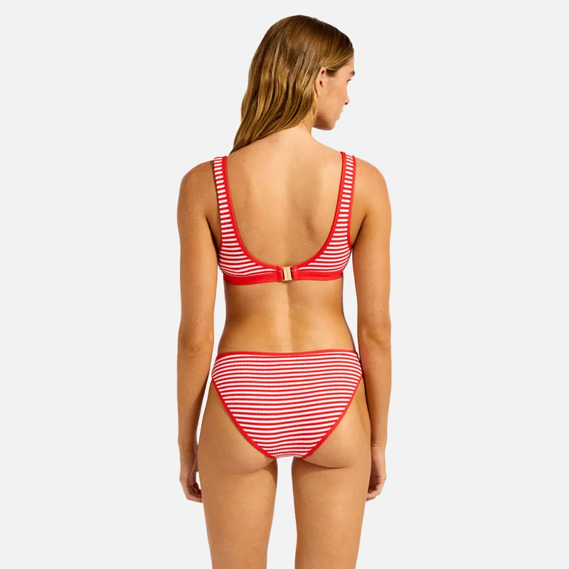Seafolly Clubhouse Zip Front Tank Bikini Top - Women