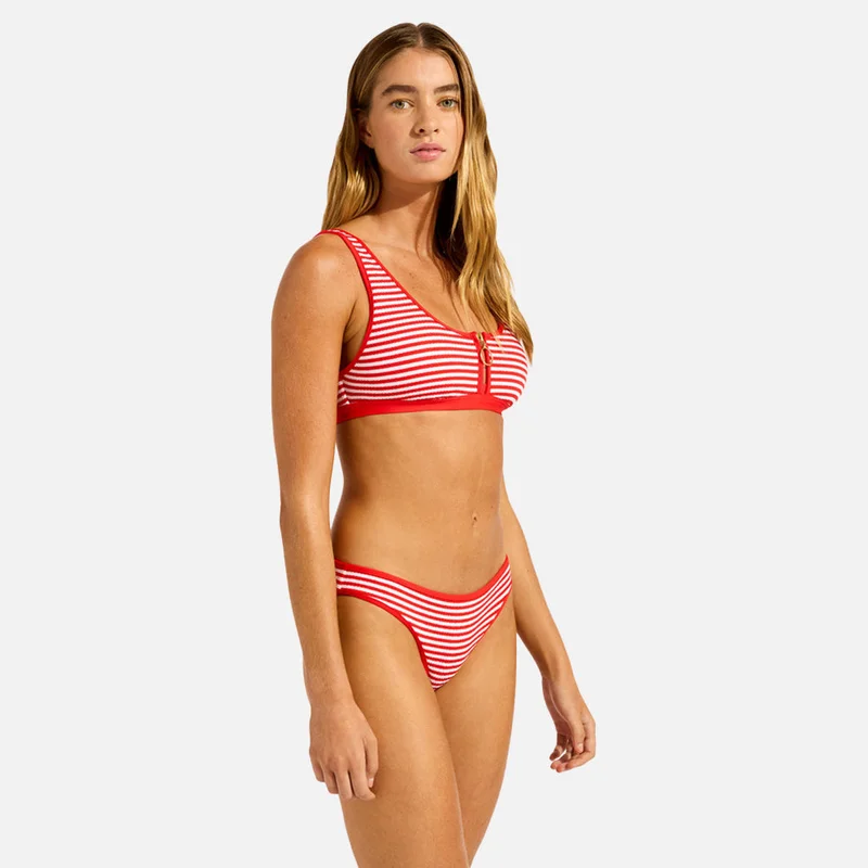 Seafolly  Clubhouse Zip Front Tank Bikini Top - Women for Women | Best Price UAE