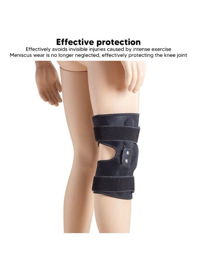 كيلا دعامة الركبة للنساء والرجال، دعامة ركبة مفصلية مع مثبتات جانبية، دعامة ركبة مفتوحة قابلة للتعديل لعلاج التهاب المفاصل، تمزق الغضروف المفصلي، الرباط الصليبي الأمامي، الرباط الجانبي الإنسي، التعافي من الإصابات، تخفيف آلام المفاصل - Image 3