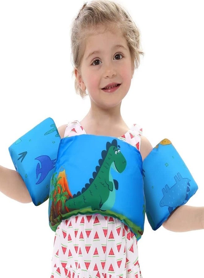 KIDINGTON Swimming Arm Band Vest for Kids (2-6 Years, 9-25 kg) - Adjustable Float Jacket Life Vest with Cartoon Design for Pool & Beach Training - Image 3