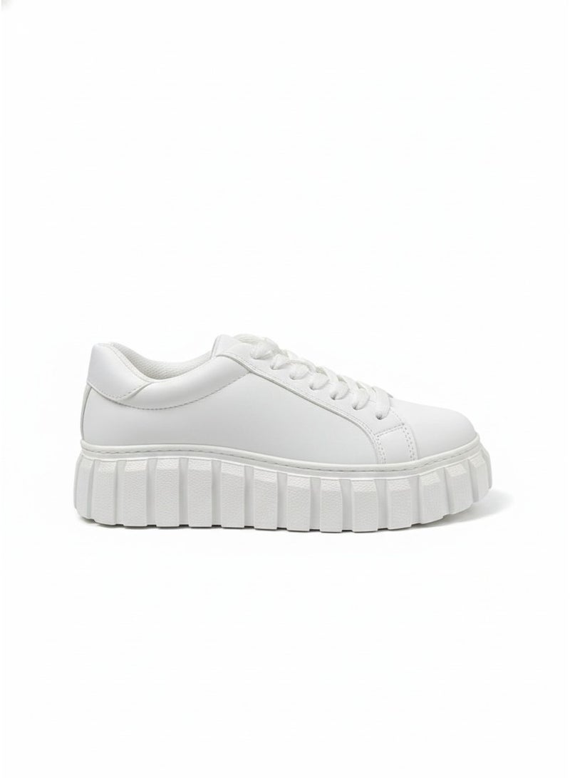 Vbranda Women's Casual Platform Sneakers SN-14-WHITE - Image 2