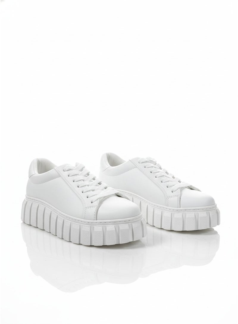Vbranda Women's Casual Platform Sneakers SN-14-WHITE - Image 3