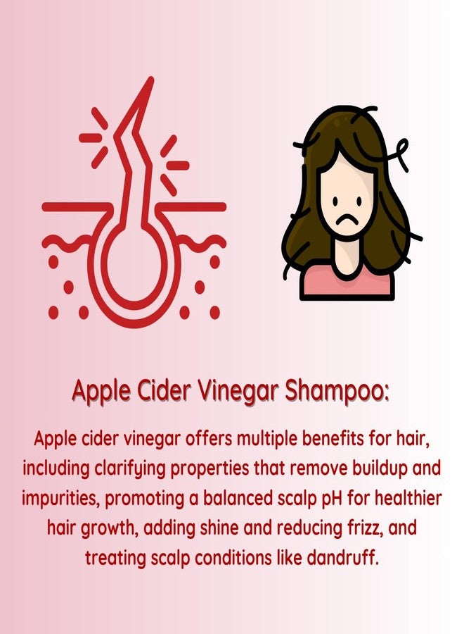Treezio - Apple Cider Vinegar Shampoo - for Soft, Shiny & Refreshed Hair| Hair Growth | Purifies & Revitalizes Scalp| No Paraben No Silicone | For Men & Women (250ml) - Image 4