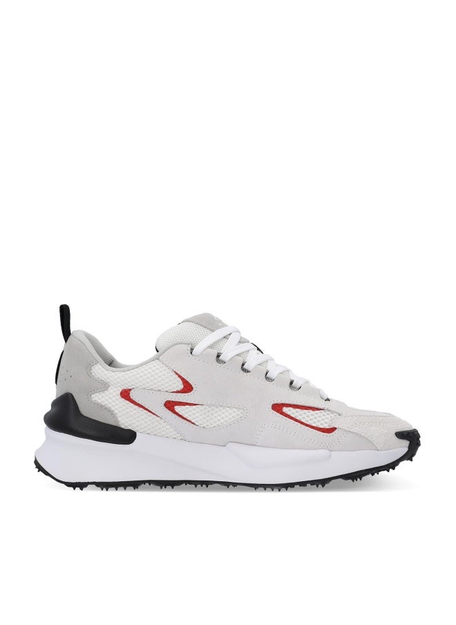 Athlex Men’s Running Shoes - Athlex Fuse M White/Red,  Lightweight Sneakers with SPEEDPULSE Cushioning & OrthoLite Insole - Image 1