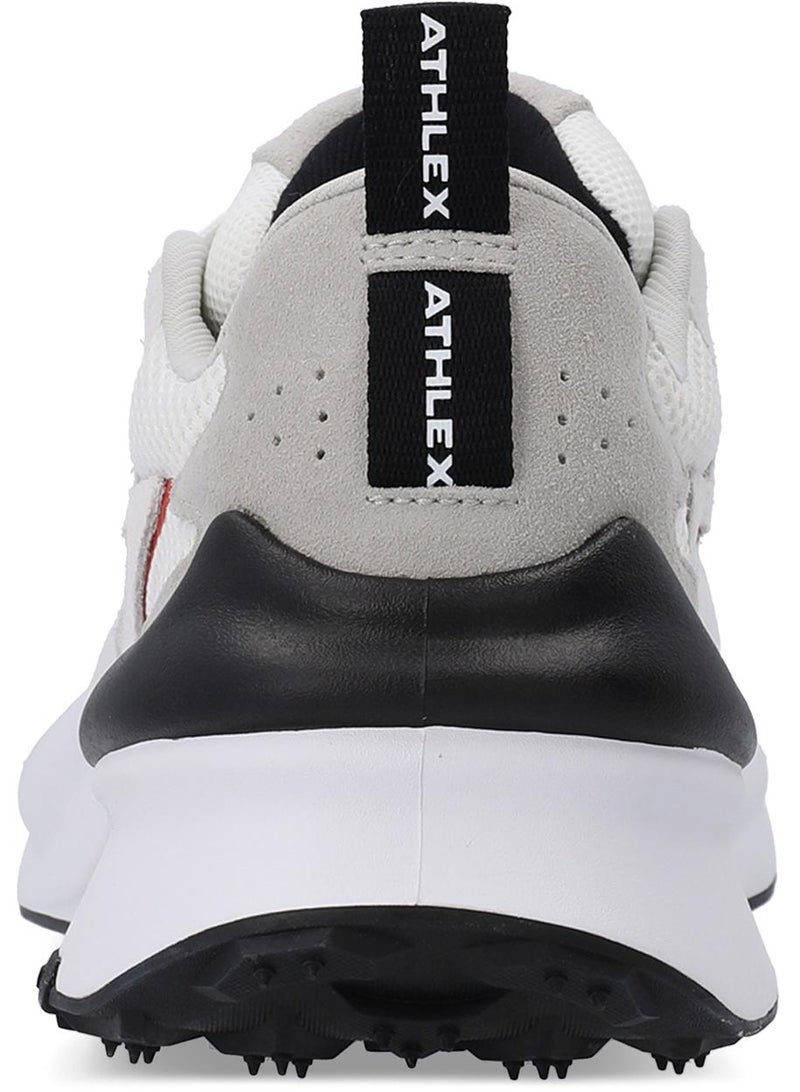 Athlex Men’s Running Shoes - Athlex Fuse M White/Red,  Lightweight Sneakers with SPEEDPULSE Cushioning & OrthoLite Insole - Image 4