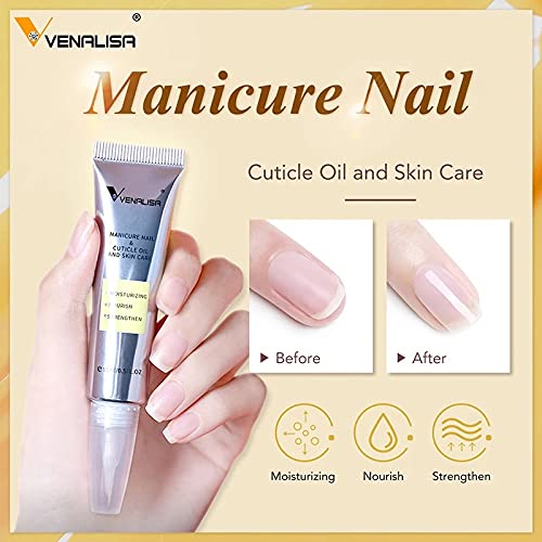 V VENALISA Venalisa 15ml Cuticle OilCuticle Softener Nail Polish Manicure Nails Skin Care Moisturizing Nourish Strengthen For Gel Nails Cuticle Softening VenalisaCuticle Oil - Image 3