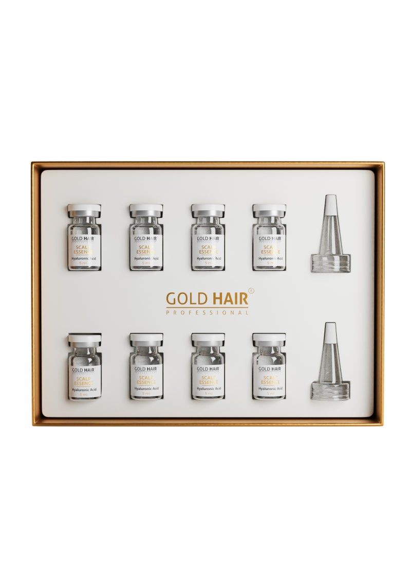 GOLD HAIR - Gold Hair Professional Scalp Essence with Hyaluronic Acid 5ml x 8 pieces - Image 1