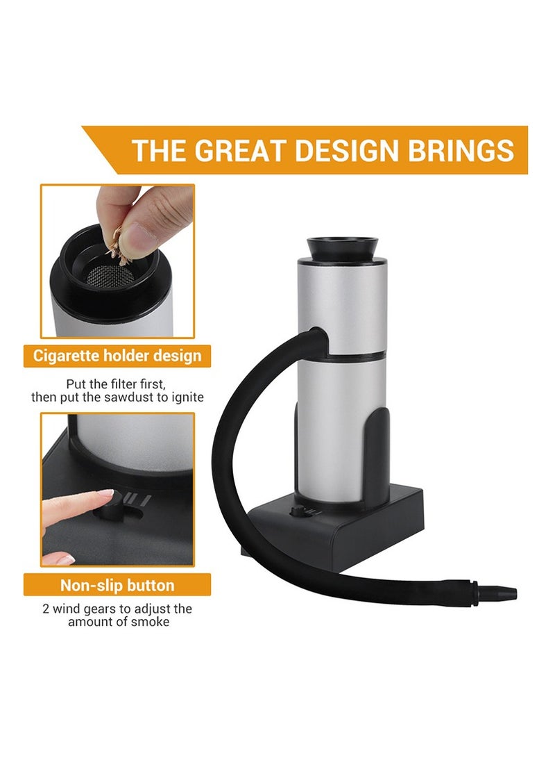 إيفرين مجموعة مدخن الكوكتيلات المحمولة لتنقية التدخين ومولد الدخان البارد ومعزز الشواء وأداة نقع نكهة رقائق الخشب وتنقية المطبخ للبار وطهي اللحوم والمشروبات المشوية - Image 5