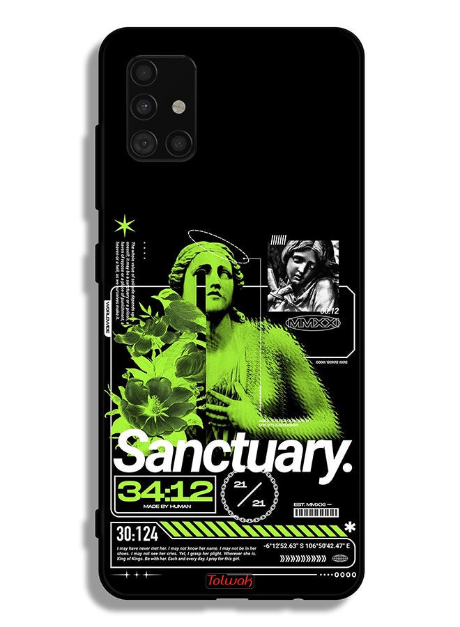 Tolwak Samsung Galaxy A51 4G Protective Case Cover Sanctuary - Image 1